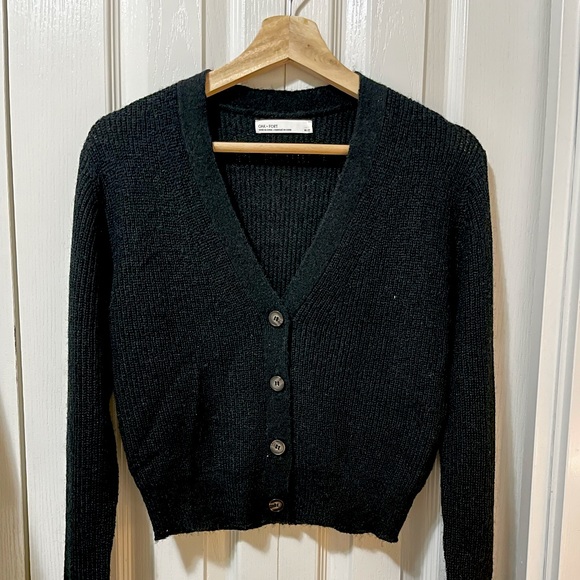 BLACK CARDIGAN - Picture 1 of 3